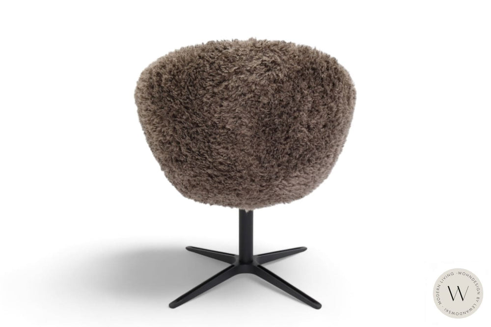 Esszimmerstuhl Modell 1291 Mikrofaser Bison / Stoff Doodle Koinor