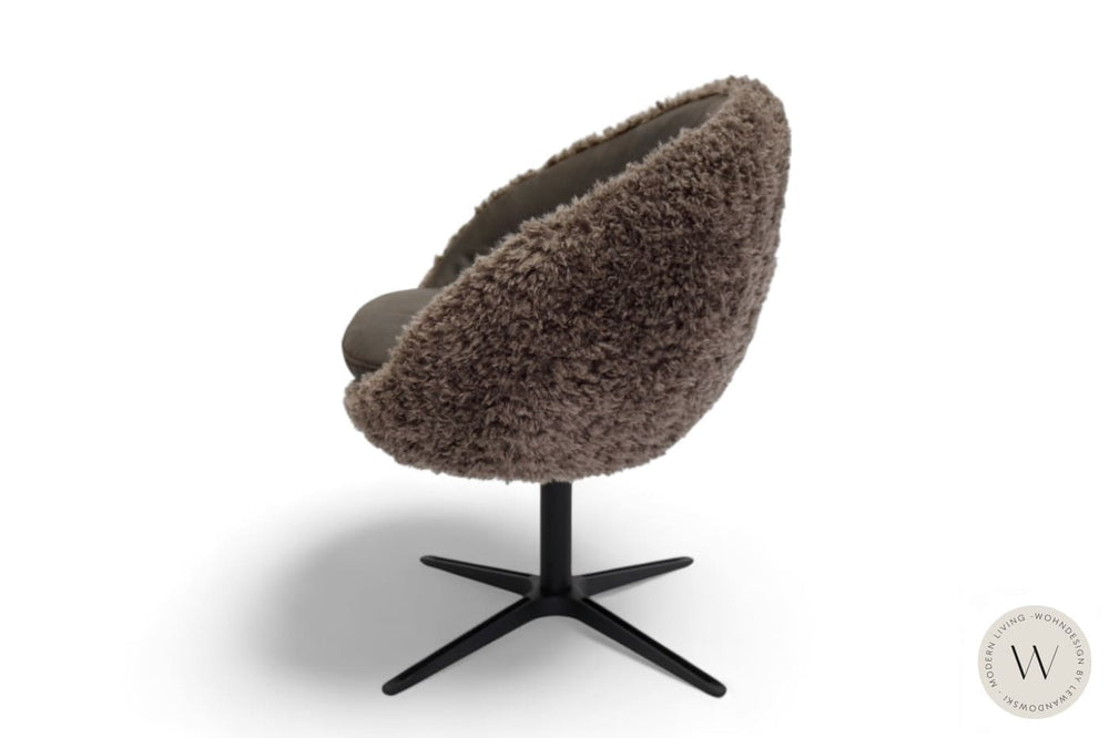 Esszimmerstuhl Modell 1291 Mikrofaser Bison / Stoff Doodle Koinor