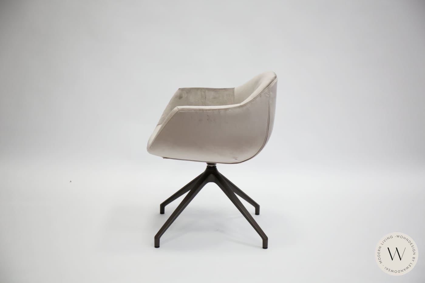 Esszimmerstuhl Modell Halia in Stoff Corda Velvet (4 Stück) Ozzio®Italia