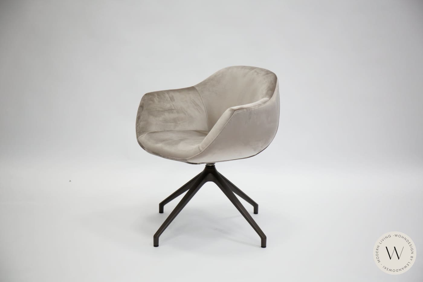 Esszimmerstuhl Modell Halia in Stoff Corda Velvet (4 Stück) Ozzio®Italia