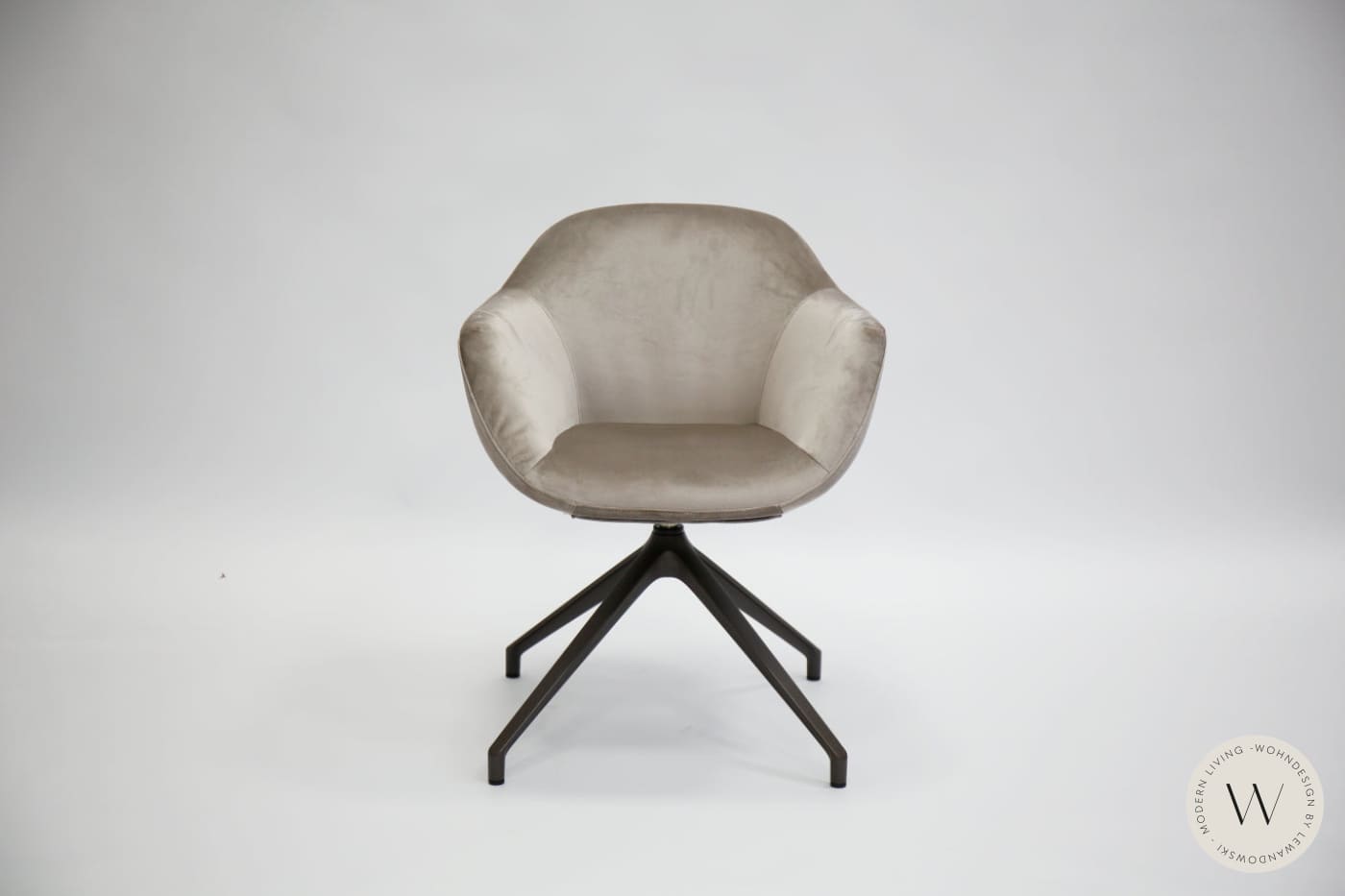 Esszimmerstuhl Modell Halia in Stoff Corda Velvet (4 Stück) Ozzio®Italia