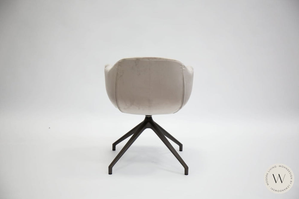 Esszimmerstuhl Modell Halia in Stoff Corda Velvet (4 Stück) Ozzio®Italia