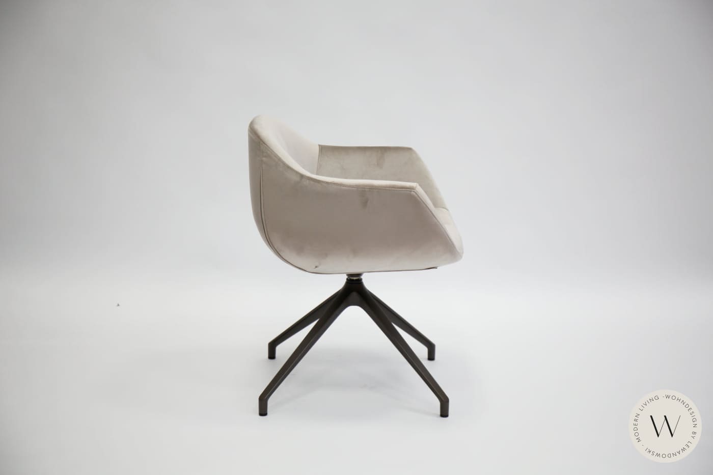 Esszimmerstuhl Modell Halia in Stoff Corda Velvet (4 Stück) Ozzio®Italia