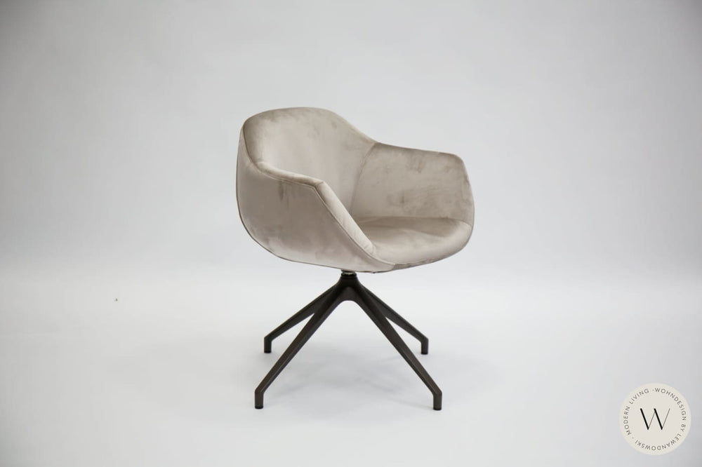 Esszimmerstuhl Modell Halia in Stoff Corda Velvet (4 Stück) Ozzio®Italia