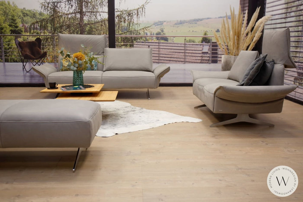 Garnitur Modell Vineto in Leder A India asphalt Koinor