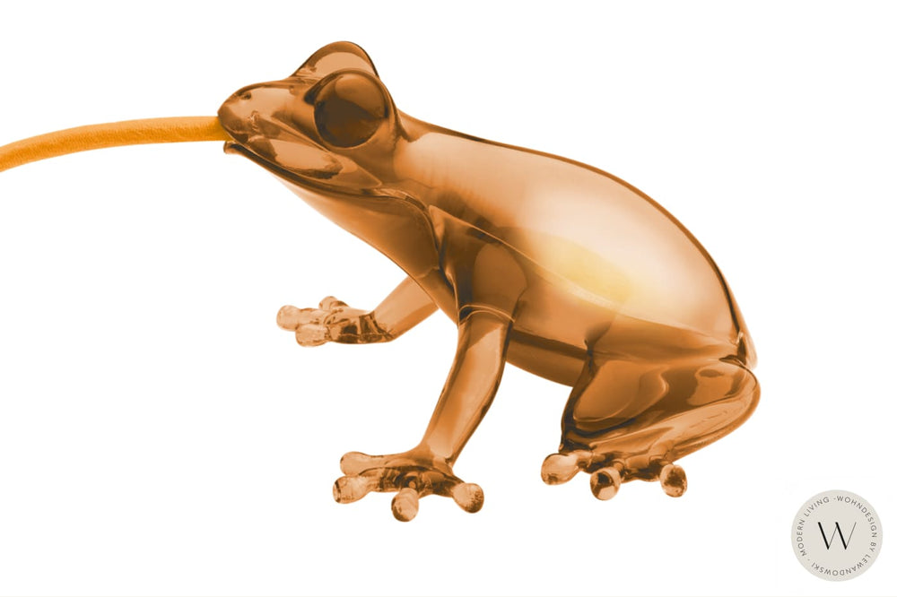 Hungry Frog Lamp Amber qeeboo
