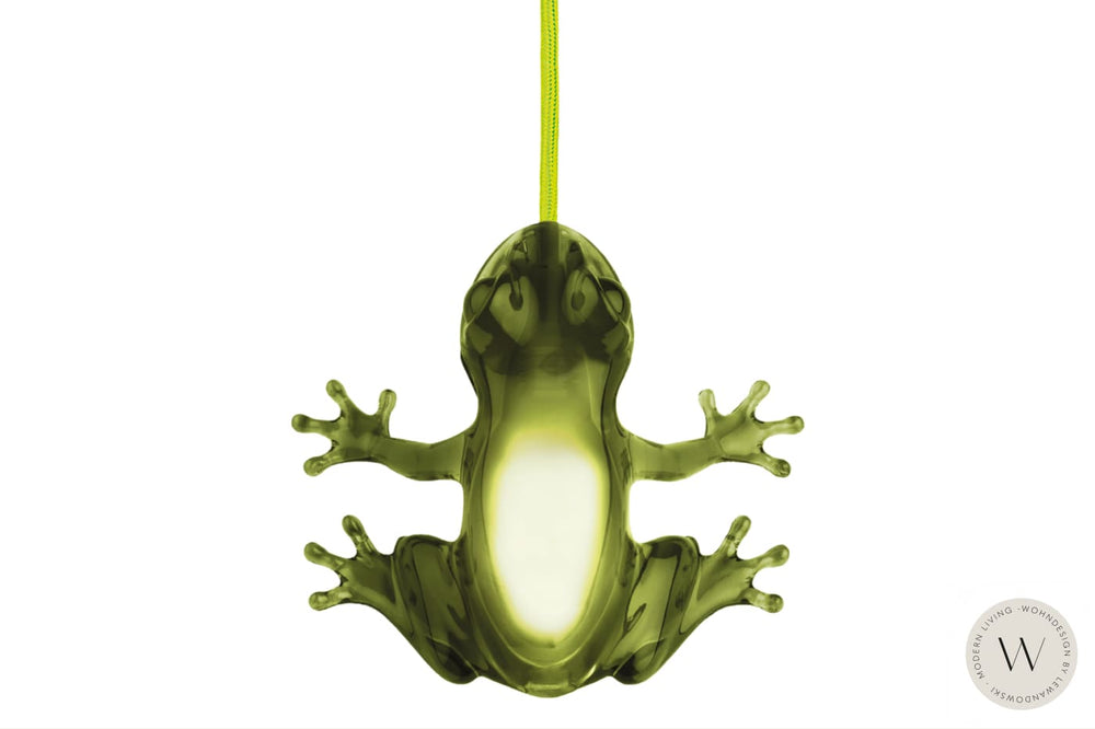 Hungry Frog Lamp Amber qeeboo