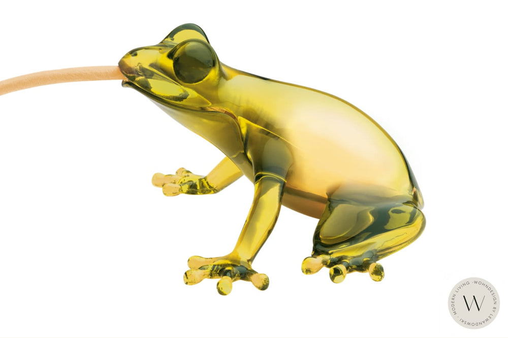 Hungry Frog Lamp Amber qeeboo