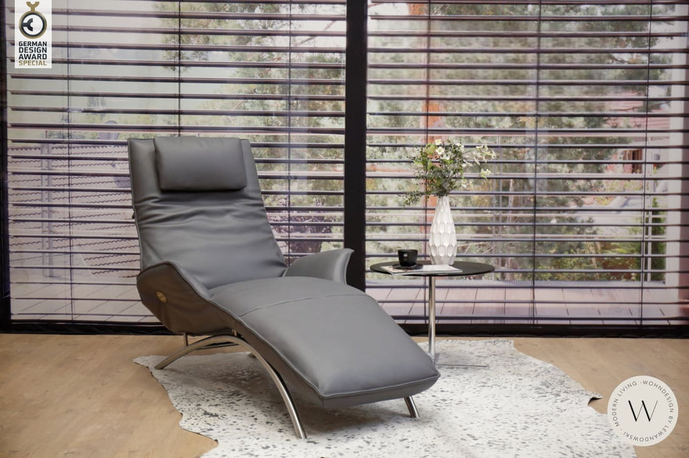 Joleen Relaxliege inkl. Akku Leder A Soft platin Koinor