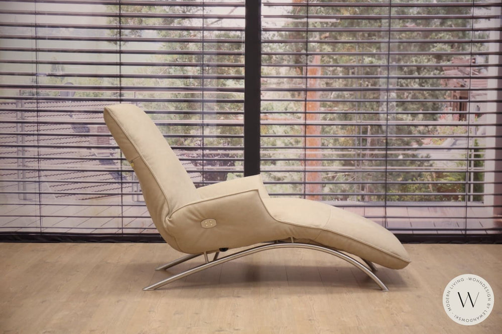Joleen Relaxliege P4 elektrisch mit Akku Leder A India jade Koinor
