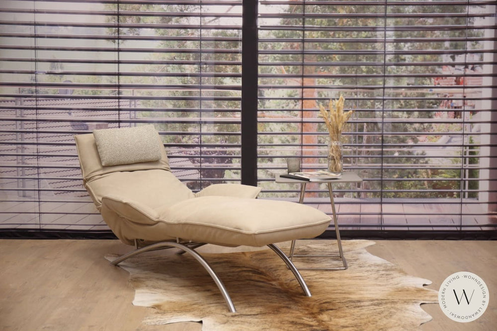 Joleen Relaxliege P4 elektrisch mit Akku Leder A India jade Koinor