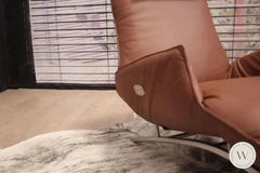 Joleen Relaxliege P4 elektrisch mit Akku Leder A Soft sherry Koinor