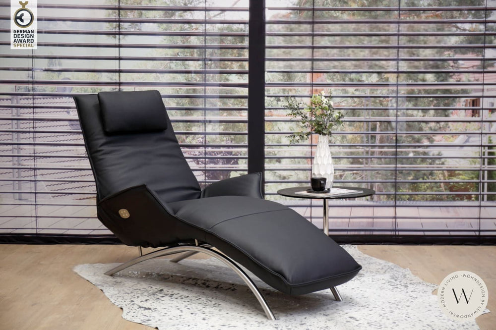 Joleen Relaxliege P4 elektrisch mit Akku Leder B Bonito scuro Koinor