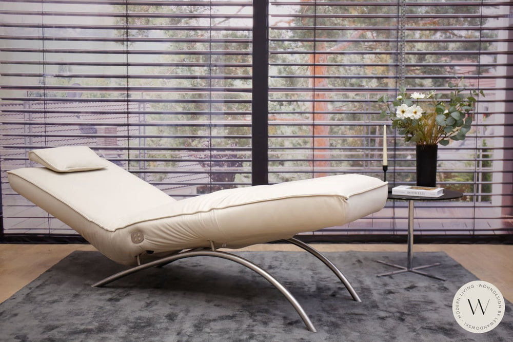Jonas Relaxliege in Leder D Gaucho Koinor