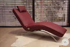 Jonas Relaxliege P4 elektrisch mit Akku Leder A Soft Lipstick Koinor