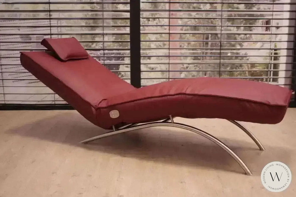 Jonas Relaxliege P4 elektrisch mit Akku Leder A Soft Lipstick Koinor