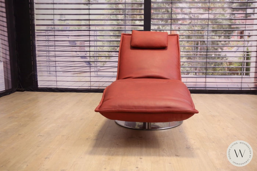 Joplin Relaxliege P4 in Leder A India chilli Koinor