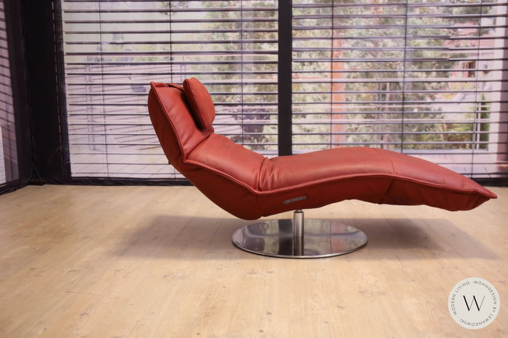 Joplin Relaxliege P4 in Leder A India chilli Koinor
