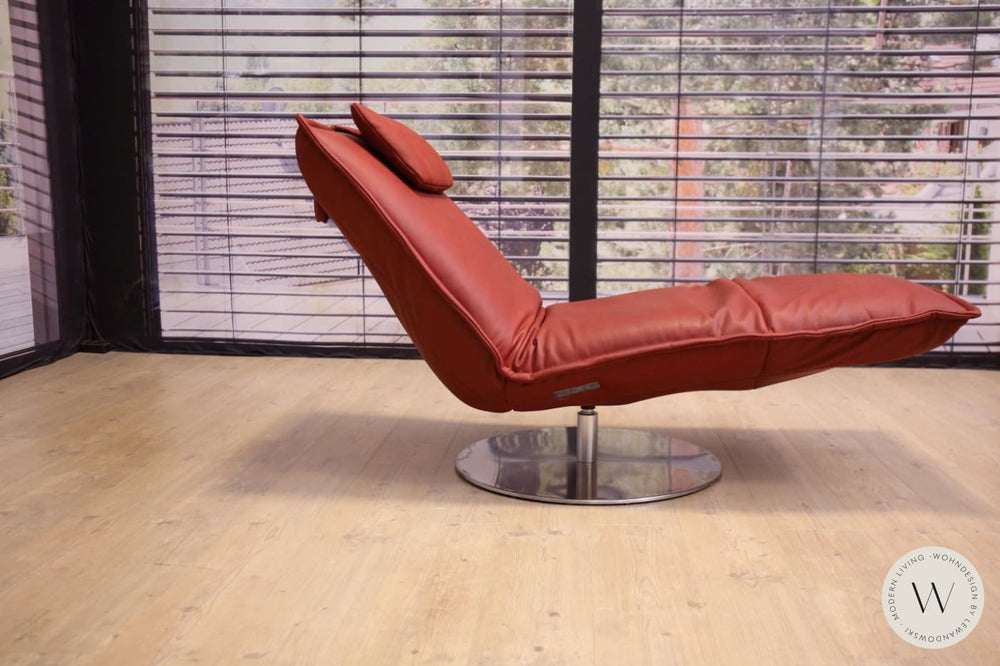 Joplin Relaxliege P4 in Leder A India chilli Koinor