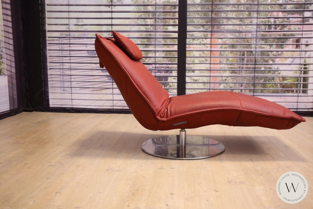 Joplin Relaxliege P4 in Leder A India chilli Koinor