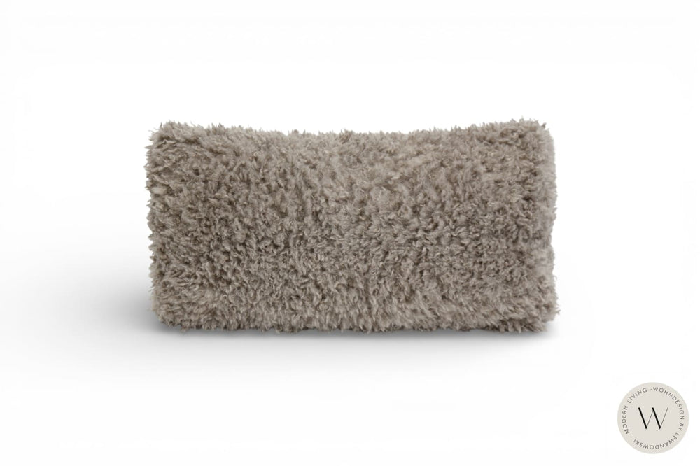Nierenkissen Fluffy Farbe taupe WOHNDESIGN by Lewandowski