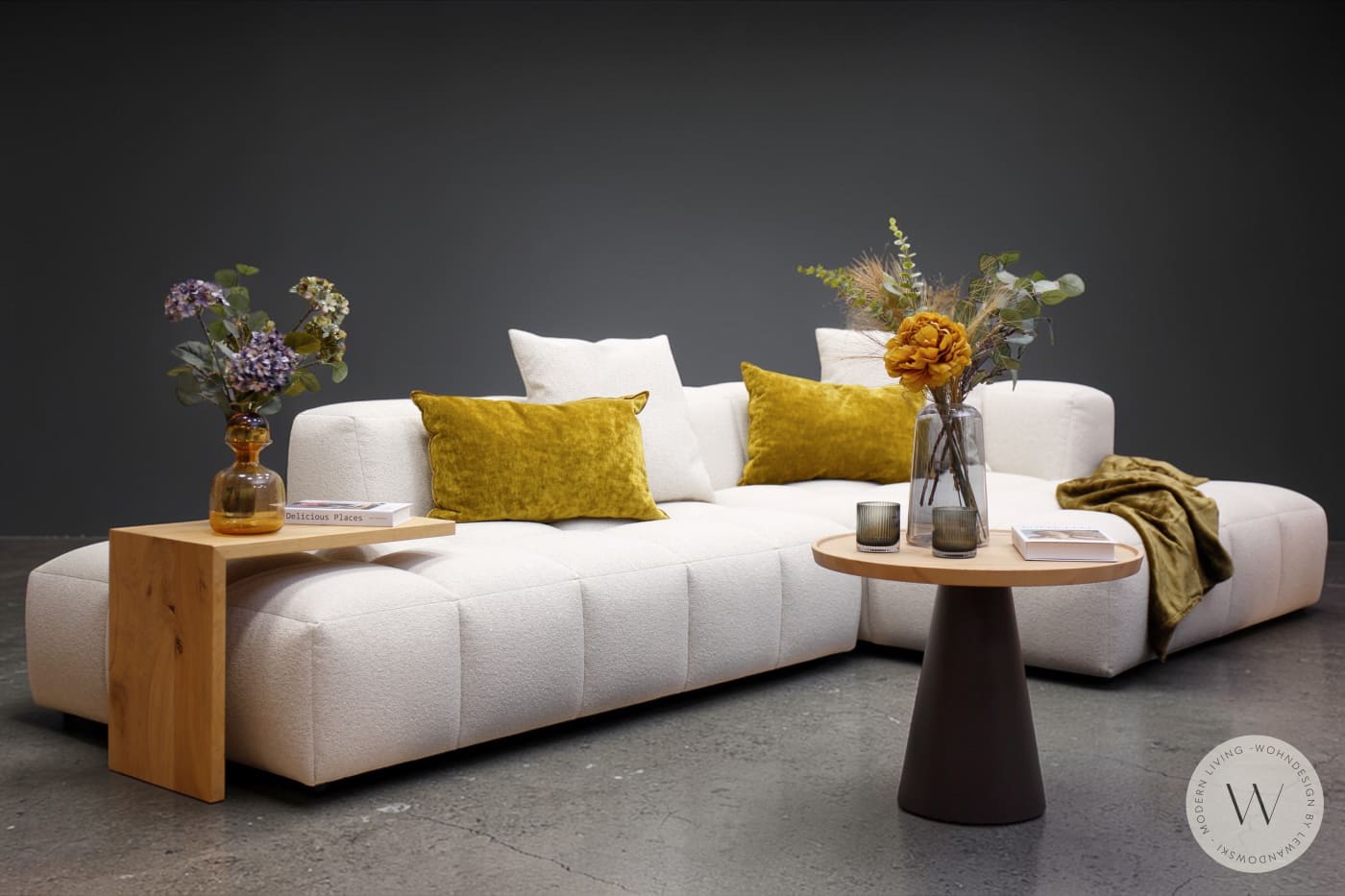 Loungesofa BUBBLE in Stoff Manhattan