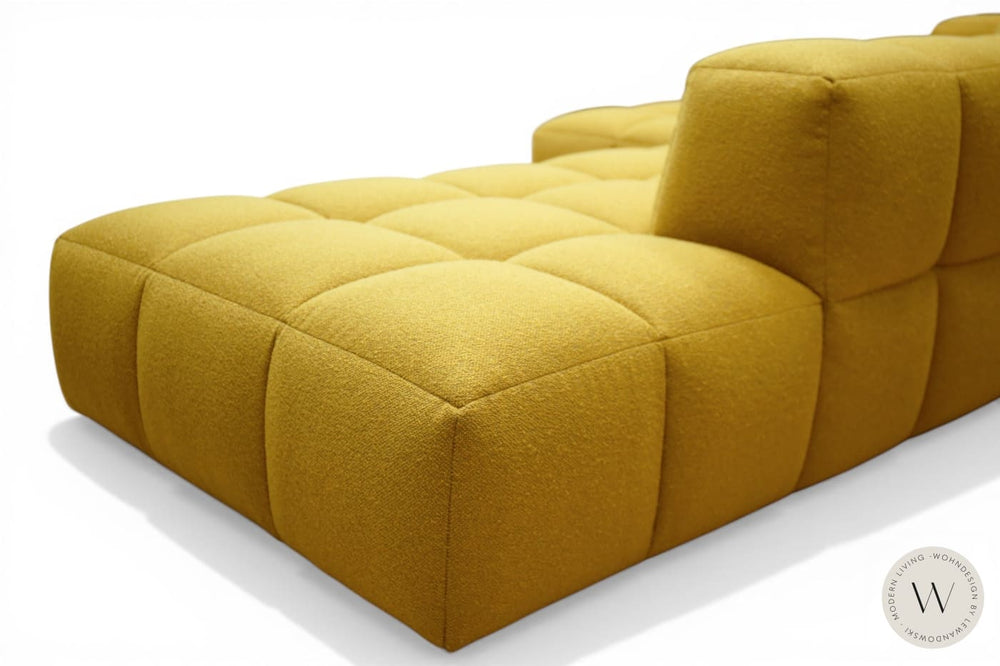 Loungesofa BUBBLE in Stoff Manhattan safran softform