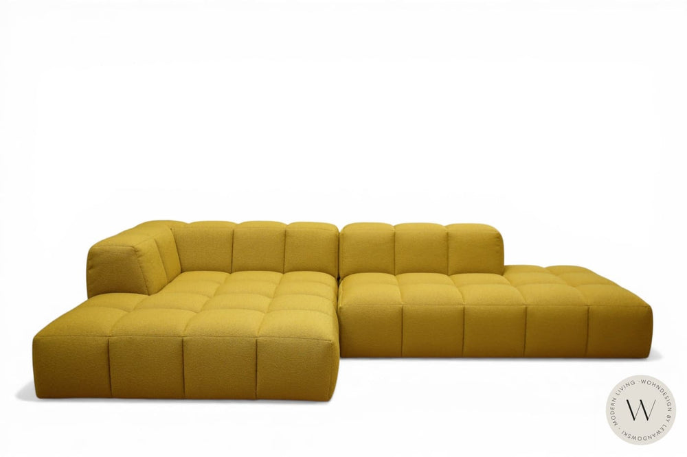Loungesofa BUBBLE in Stoff Manhattan safran softform