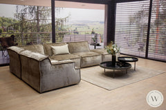 Mod. Sofaprogramm Patani In Stoff Taupe (5-Tlg. Ecke Links) Couchgarnituren