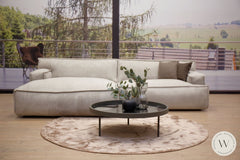 Mod. Sofaprogramm Platani In Stoff Corduroy Mink (Liege Links) Couchgarnituren