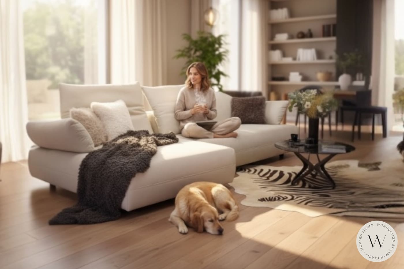 Modell Avivo 1 in Mikrofaser Zenit