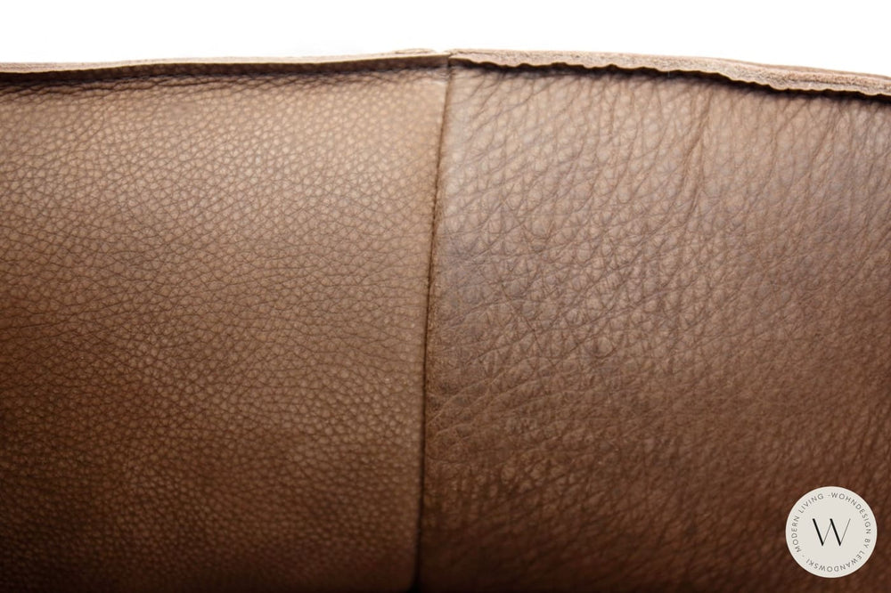 Modell Blobb.De Luxe inkl. Hocker Leder Rhino tabak Bullfrog