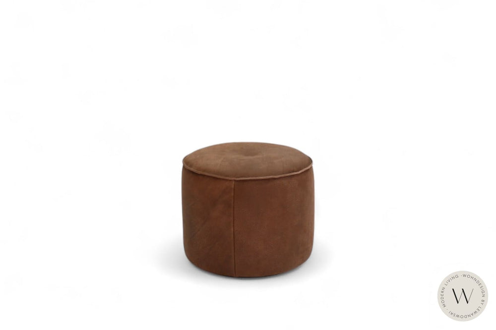 Modell Blobb.De Luxe inkl. Hocker Leder Rhino tabak Bullfrog