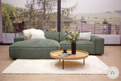 Modell Sienna In Stoff Cord (Liege Links) Couchgarnituren