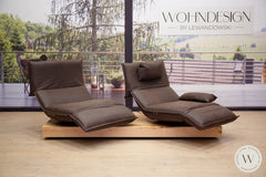 Modell Edit 3 Leder D Velevet Marron Couchgarnitur