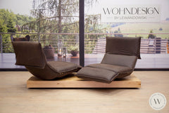 Modell Edit 3 Leder D Velevet Marron Couchgarnitur