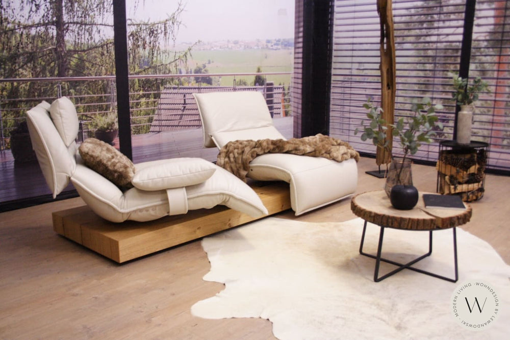 Modell Edit 3 Sofa C in Leder B BULL perla Koinor