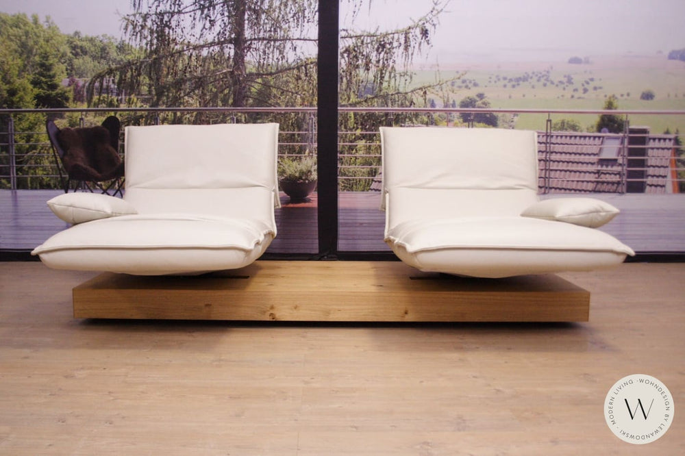 Modell Edit 3 Sofa C in Leder B BULL perla Koinor