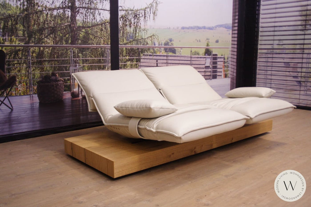 Modell Edit 3 Sofa C in Leder B BULL perla Koinor