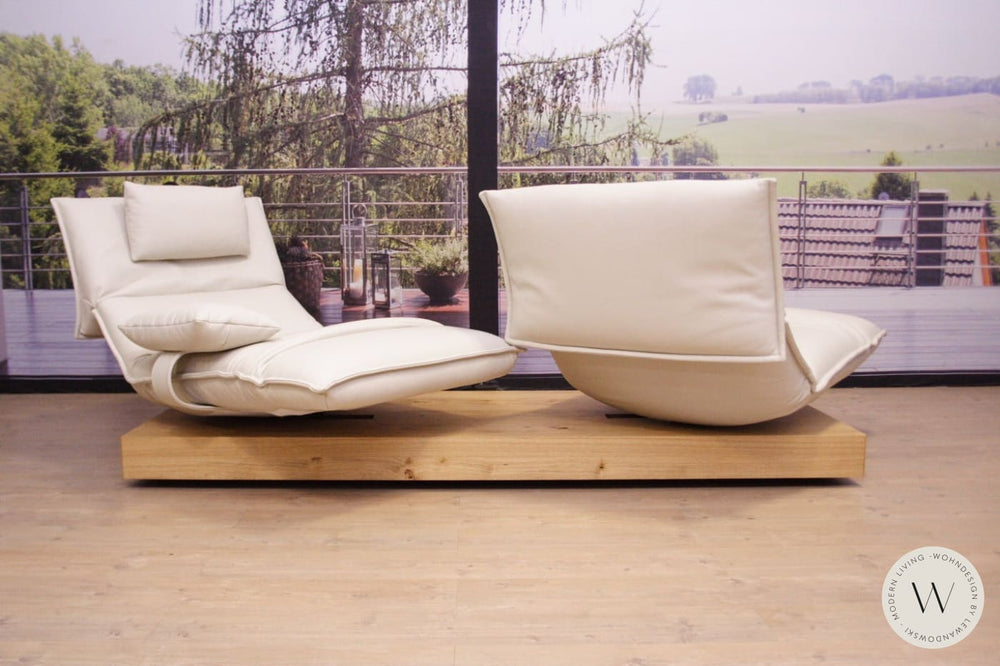 Modell Edit 3 Sofa C in Leder B BULL perla Koinor