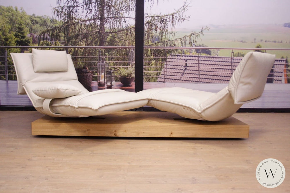Modell Edit 3 Sofa C in Leder B BULL perla Koinor