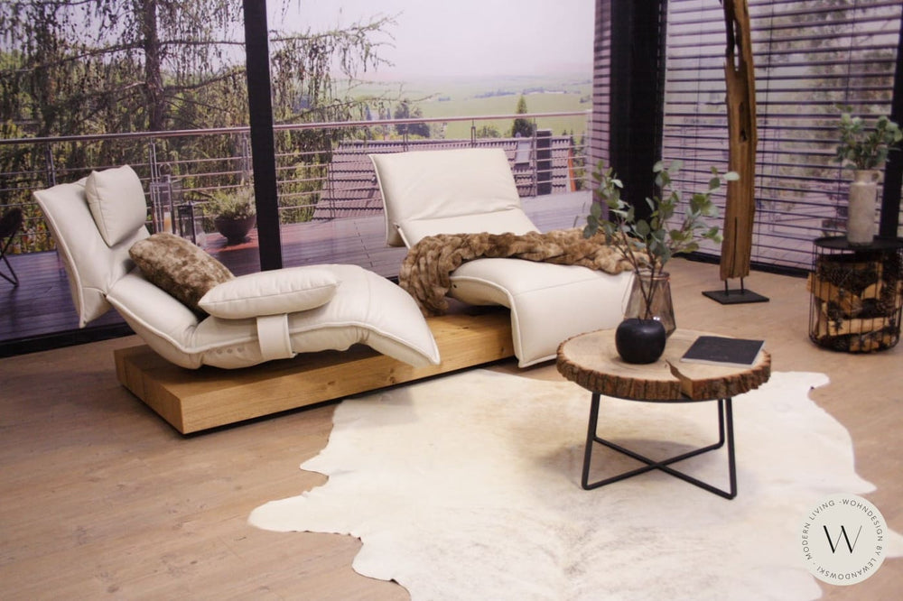 Modell Edit 3 Sofa C in Leder B BULL perla Koinor