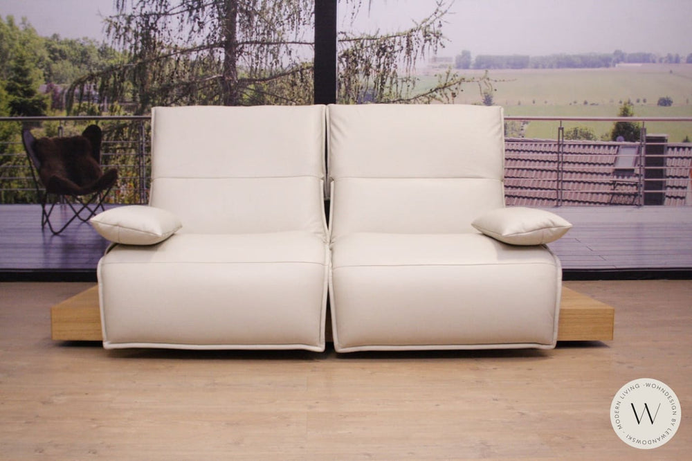 Modell Edit 3 Sofa C in Leder B BULL perla Koinor