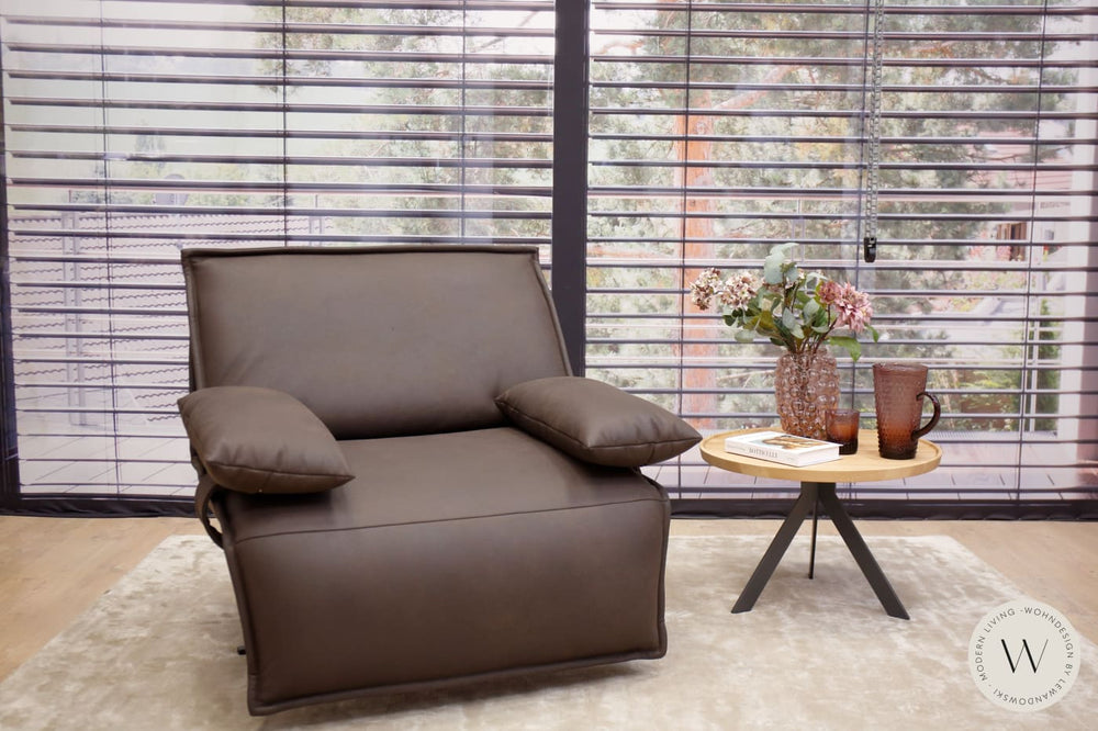 Modell Edit inkl. Akku & 3 Kissen in Leder A India schoko Koinor