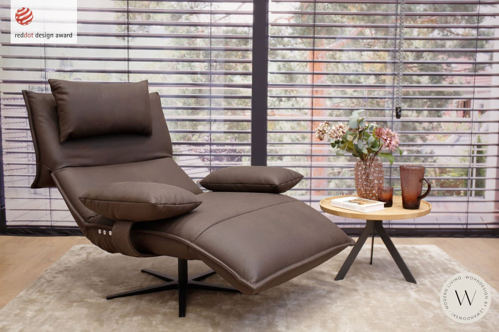 Modell Edit inkl. Akku & 3 Kissen in Leder A India schoko Koinor