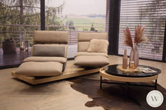 Modell Edon C2 Sofa In Leder A India Rhino Couchgarnituren