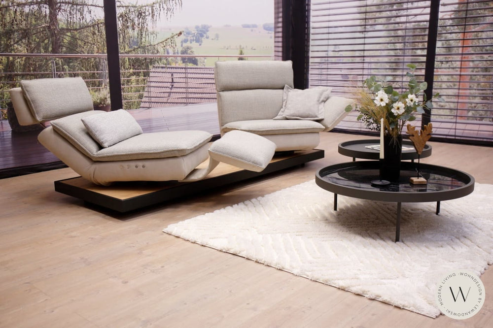 Modell Edon C5 Sofa in Stoff Kaleido mit Metallrahmen Koinor