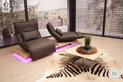 Modell Epos 2 Sofa C in Leder A India schoko Koinor