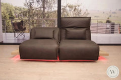 Modell Epos 2 Sofa C in Leder A India schoko Koinor