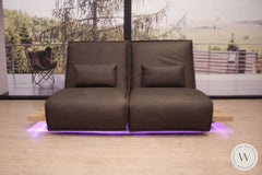 Modell EPOS 2 Sofa C in Leder A India schoko Koinor